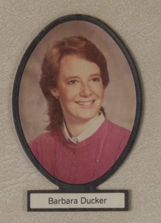 Delta Mu Chapter Composite Detail, Barbara Ducker, 1984-1985