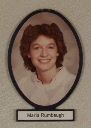 Delta Mu Chapter Composite Detail, Maria Rumbaugh, 1984-1985