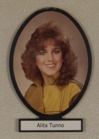 Delta Mu Chapter Composite Detail, Alita Tunno, 1984-1985