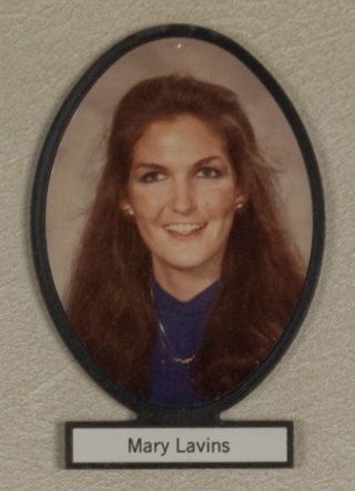 Delta Mu Chapter Composite Detail, Mary Lavins, 1984-1985