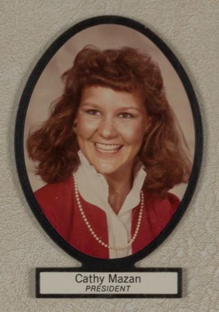 Delta Mu Chapter Composite Detail, Cathy Mazan, 1984-1985