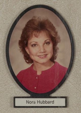 Delta Mu Chapter Composite Detail, Nora Hubbard, 1984-1985