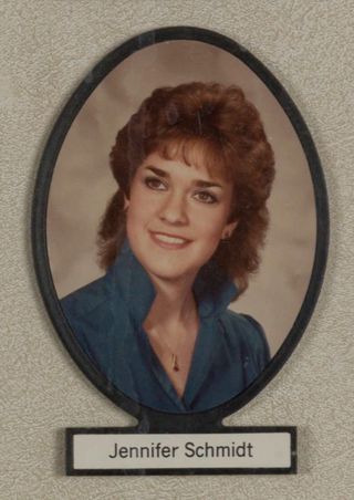 Delta Mu Chapter Composite Detail, Jennifer Schmidt, 1984-1985