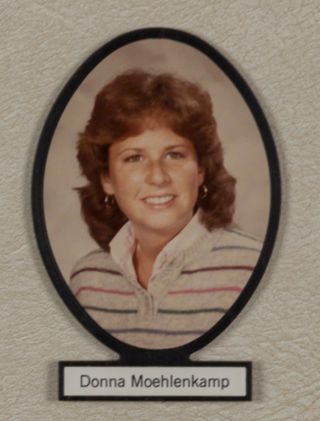 Delta Mu Chapter Composite Detail, Donna Moehlenkamp, 1984-1985