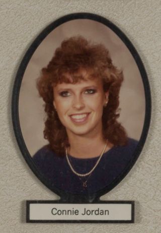 Delta Mu Chapter Composite Detail, Connie Jordan, 1984-1985