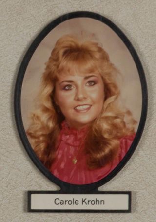 Delta Mu Chapter Composite Detail, Carole Krohn, 1984-1985