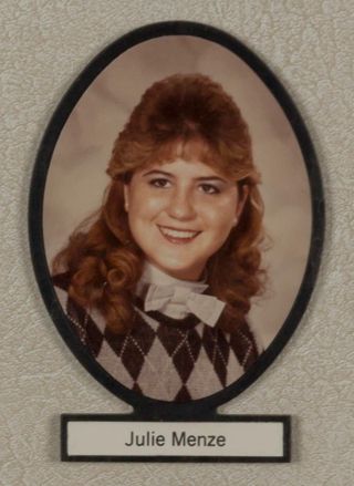 Delta Mu Chapter Composite Detail, Julie Menze, 1984-1985