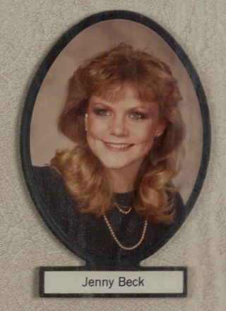 Delta Mu Chapter Composite Detail, Jenny Beck, 1984-1985