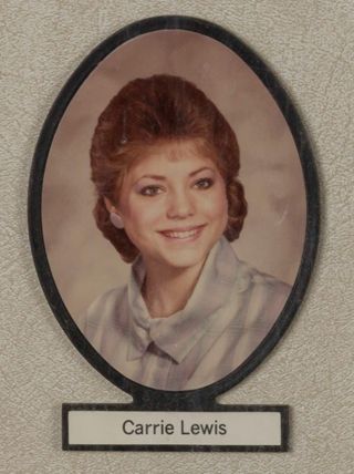 Delta Mu Chapter Composite Detail, Carrie Lewis, 1984-1985