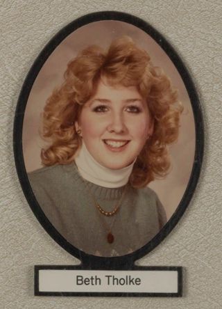 Delta Mu Chapter Composite Detail, Beth Tholke, 1984-1985