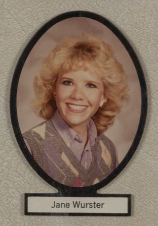 Delta Mu Chapter Composite Detail, Jane Wurtster, 1984-1985