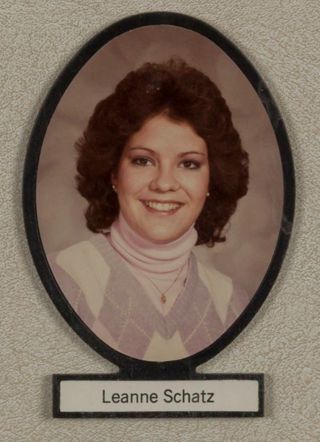 Delta Mu Chapter Composite Detail, Leanne Schatz, 1984-1985