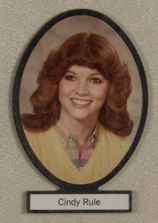 Delta Mu Chapter Composite Detail, Cindy Rule, 1984-1985
