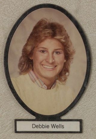 Delta Mu Chapter Composite Detail, Debbie Wells, 1984-1985