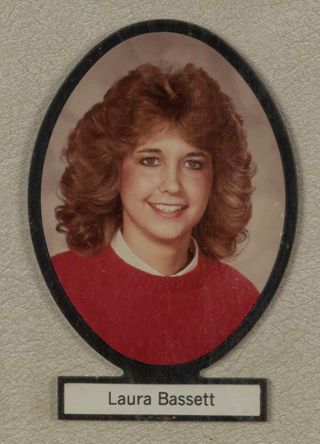 Delta Mu Chapter Composite Detail, Laura Bassett, 1984-1985