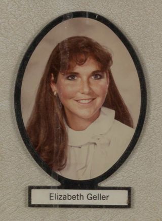 Delta Mu Chapter Composite Detail, Elizabeth Geller, 1984-1985