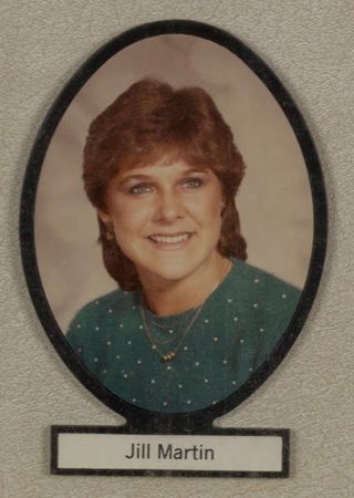 Delta Mu Chapter Composite Detail, Jill Martin, 1984-1985