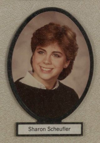 Delta Mu Chapter Composite Detail, Sharon Scheufler, 1984-1985