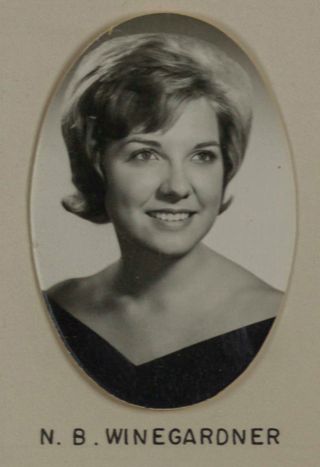 Delta Mu Chapter Composite Detail, N.B. Winegardner, 1965