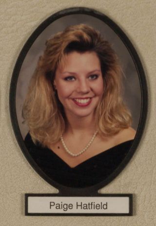 Delta Mu Chapter Composite Detail, Paige Hatfield, 1995-1996