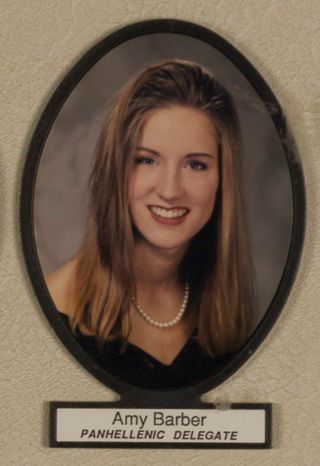 Delta Mu Chapter Composite Detail, Amy Barber, 1995-1996