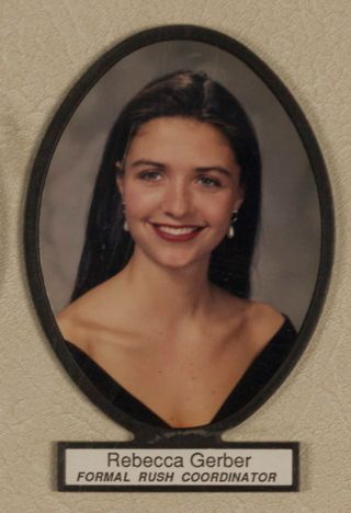 Delta Mu Chapter Composite Detail, Rebecca Gerber, 1995-1996