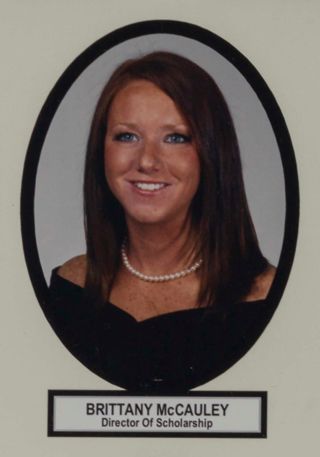 Delta Mu Chapter Composite Detail, Brittany McCauley, 2005-2006