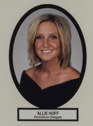 Delta Mu Chapter Composite Detail, Allie Hoff, 2005-2006