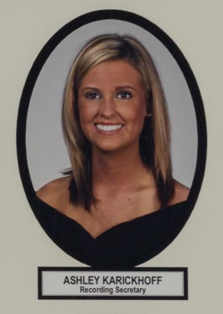Delta Mu Chapter Composite Detail, Ashley Karickhoff, 2005-2006