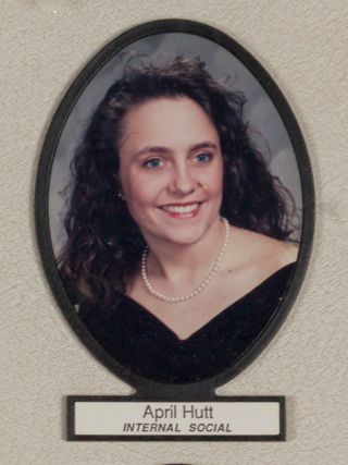 Delta Mu Chapter Composite Detail, April Hutt, 1994-1995