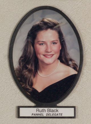 Delta Mu Chapter Composite Detail, Ruth Black, 1994-1995