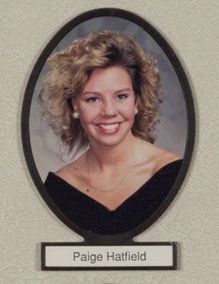Delta Mu Chapter Composite Detail, Paige Hatifeld, 1994-1995