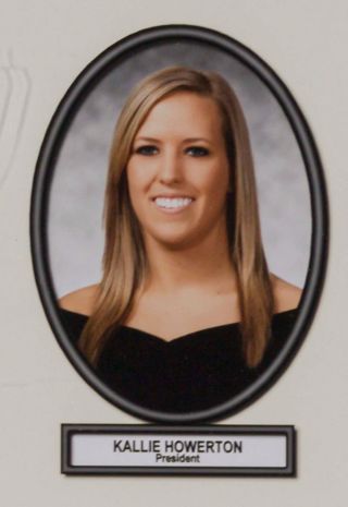 Delta Mu Chapter Composite Detail, Kallie Howerton, 2011-2012