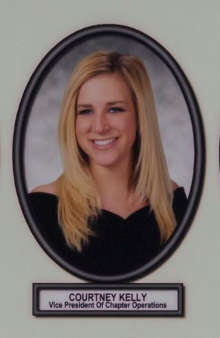 Delta Mu Chapter Composite Detail, Courtney Kelly, 2013-2014