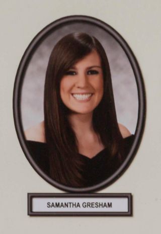 Delta Mu Chapter Composite Detail, Samantha Gresham, 2009-2010