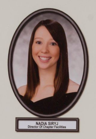 Delta Mu Chapter Composite Detail, Nadia Siryj, 2009-2010