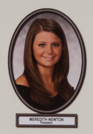 Delta Mu Chapter Composite Detail, Meredith Newton, 2009-2010