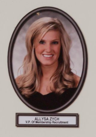 Delta Mu Chapter Composite Detail, Allysa Zych, 2009-2010