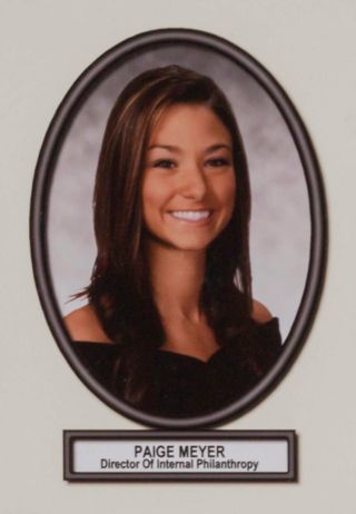 Delta Mu Chapter Composite Detail, Paige Meyer, 2009-2010