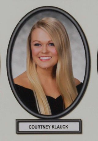 Delta Mu Chapter Composite Detail, Courtney Klauck, 2014-2015