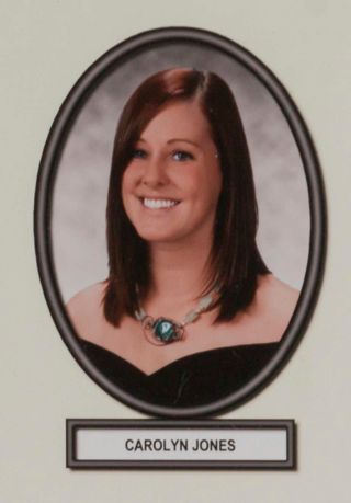 Delta Mu Chapter Composite Detail, Carolyn Jones, 2008-2009