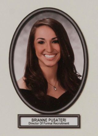 Delta Mu Chapter Composite Detail, Brianne Pusateri, 2008-2009