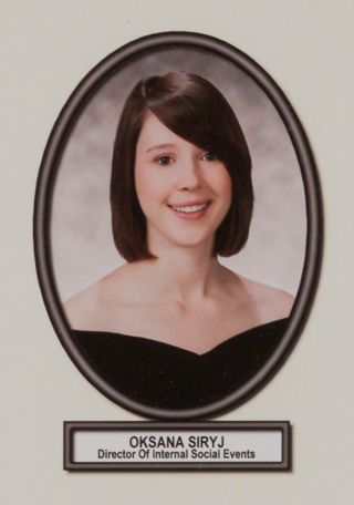 Delta Mu Chapter Composite Detail, Oksana Siryj, 2008-2009