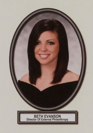Delta Mu Chapter Composite Detail, Beth Evanson, 2008-2009