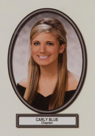 Delta Mu Chapter Composite Detail, Carly Blue, 2008-2009