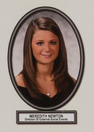 Delta Mu Chapter Composite Detail, Meredith Newton, 2008-2009