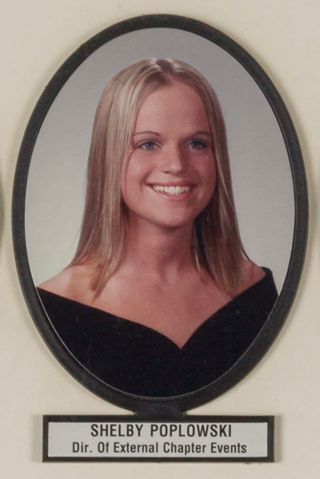 Delta Mu Chapter Composite Detail, Shelby Poplowski, 2000-2001