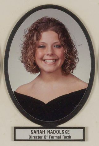 Delta Mu Chapter Composite Detail, Sarah Nadolske, 2000-2001