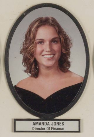 Delta Mu Chapter Composite Detail, Amanda Jones, 2000-2001