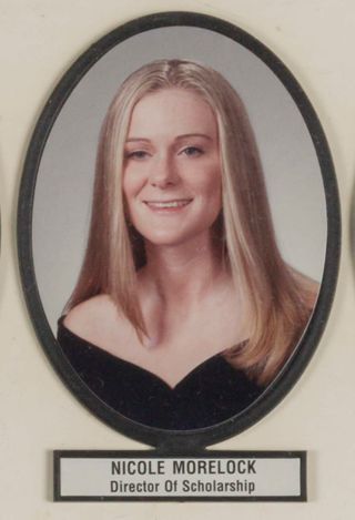 Delta Mu Chapter Composite Detail, Nicole Morelock, 2000-2001